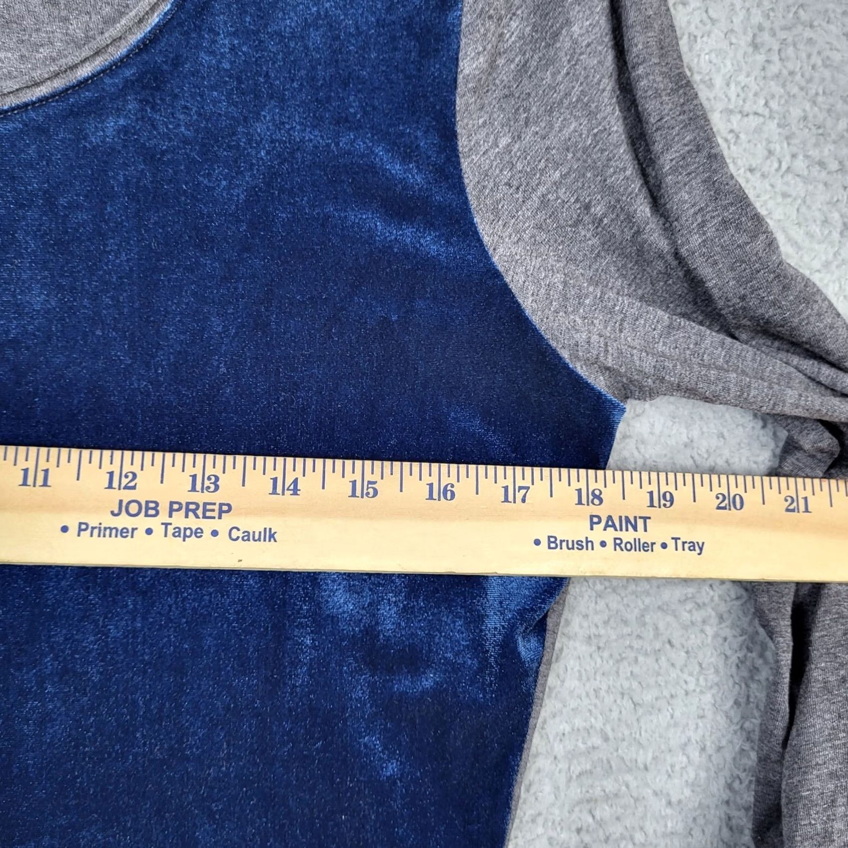 Vintage Sundance Blue Velour Round Neck top Size M Women's Long Sleeve Casual Size M / US 6-8 / IT 42-44 - 5 Thumbnail