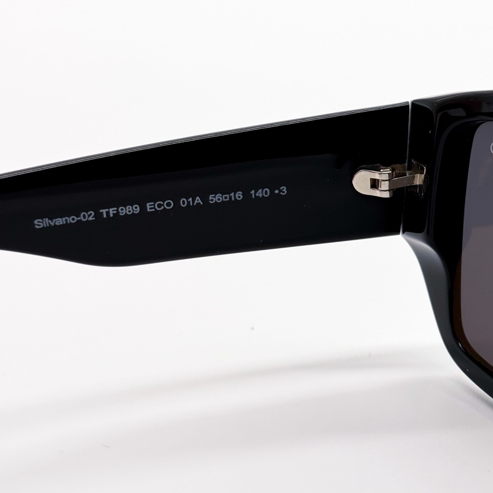 Tom Ford NEW TOM FORD SUNGLASSES SILVANO-02 TF989 01A BLACK WOMEN Size ONE SIZE - 6 Thumbnail