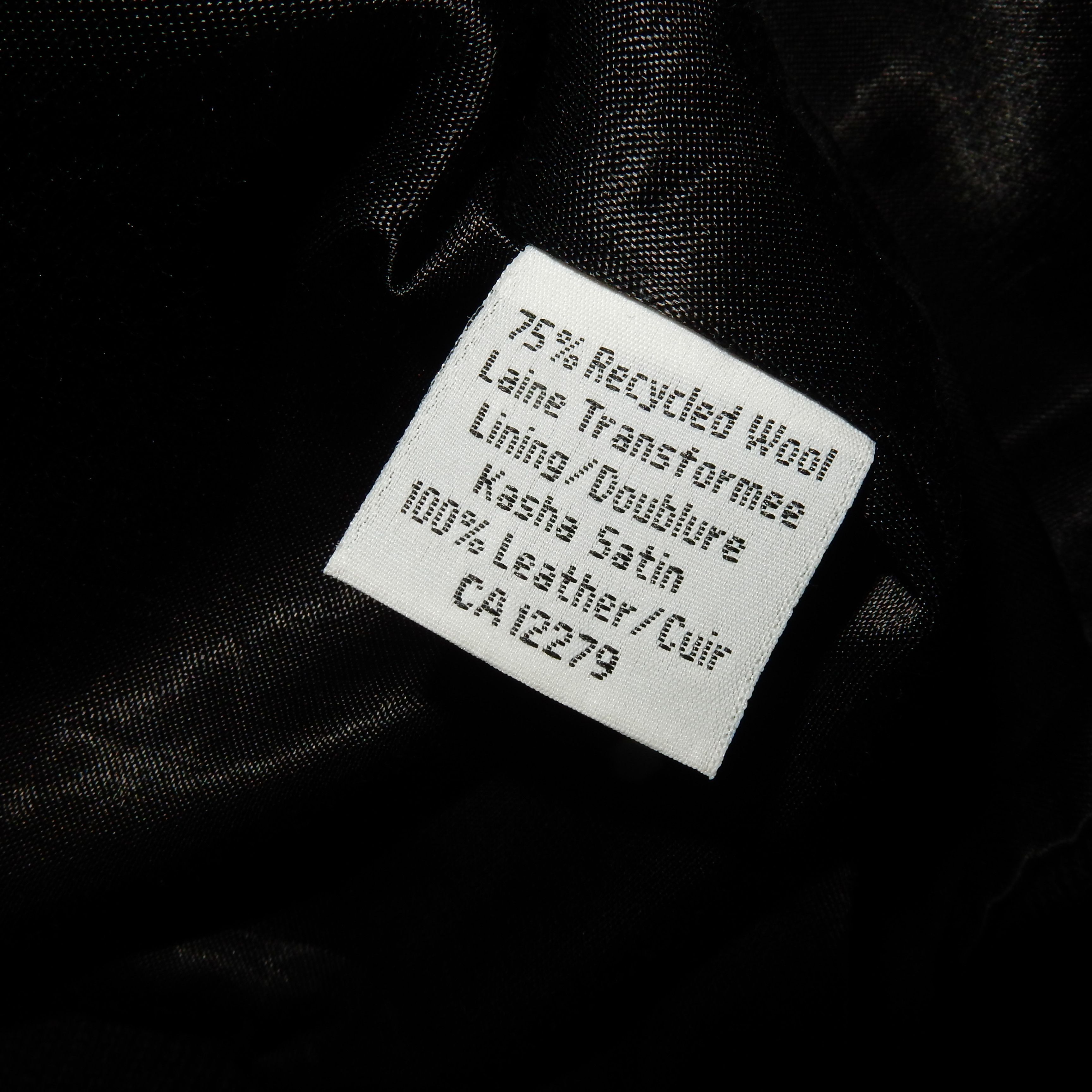 Vintage College Varsity vintage black leather bomber jacket - XXL Size US XXL / EU 58 / 5 - 6 Thumbnail