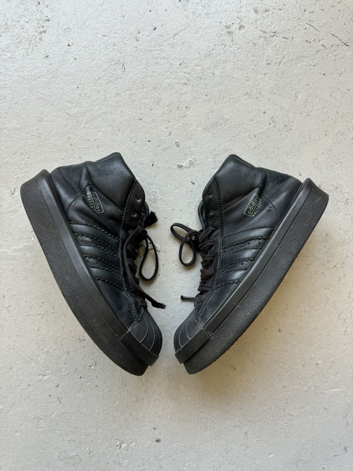 【あ】Rick Owens 22ss Mastodon Rick Owens // Mastodon Sneaks Leather Sneakers // Purple (US