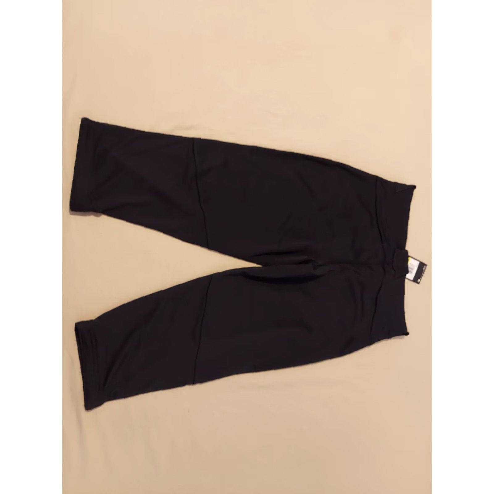 Nike Womens Nike Pants S Small Black Athletic Capris Gym Workout Softball Activewear Sportswear Regular Fit Womens Size 28" / US 6 / IT 42 - 2 Thumbnail