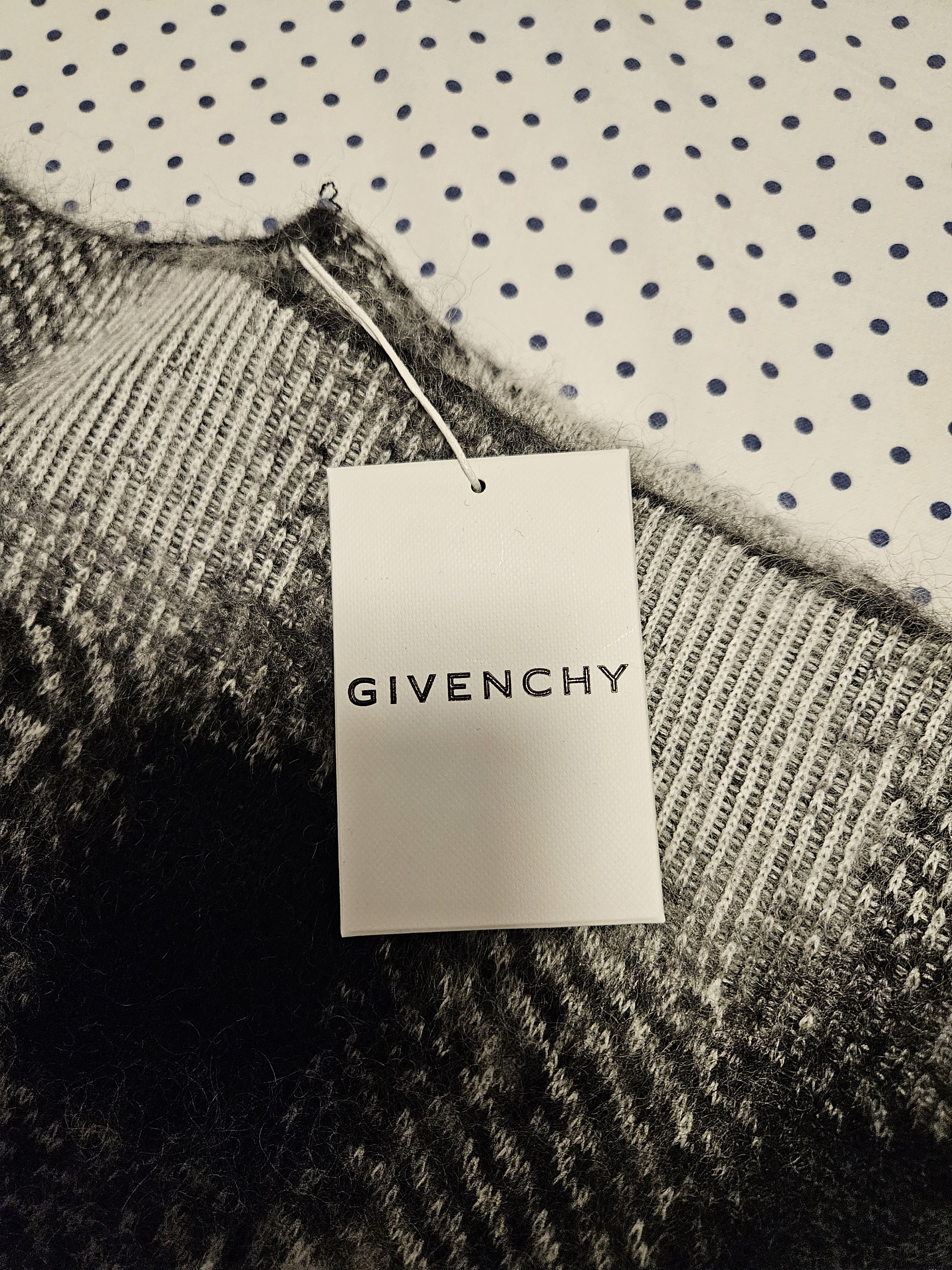 Givenchy 4G Checked Mohair Sweater Size US L / EU 52-54 / 3 - 7 Thumbnail