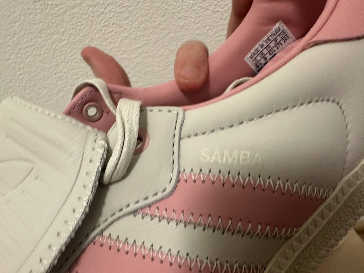 Adidas ADIDAS SAMBA HUMANRACE X PHARRELL IVORY PINK Size US 9 / EU 42 - 9 Thumbnail