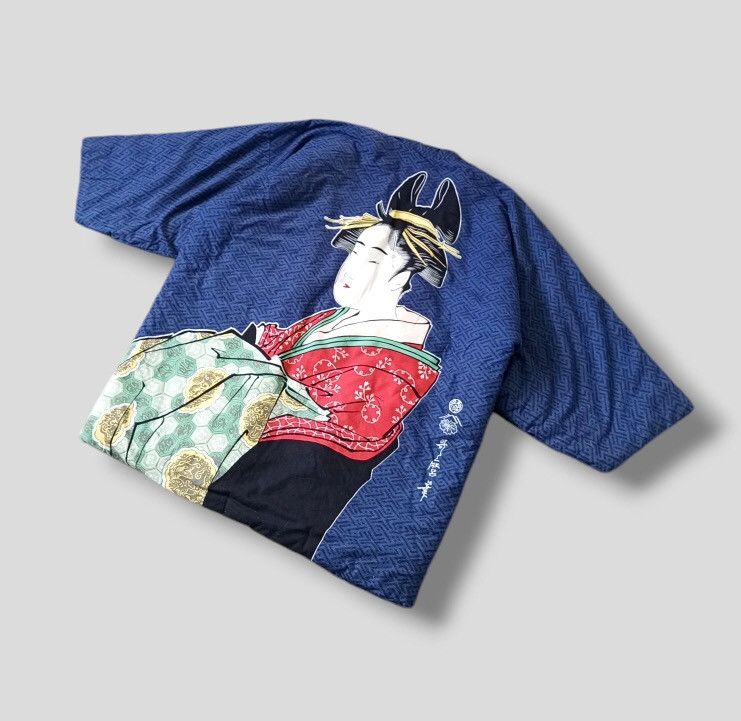 Japanese Brand A05 Kimono Giesha Print Size US XL / EU 56 / 4 - 2 Thumbnail