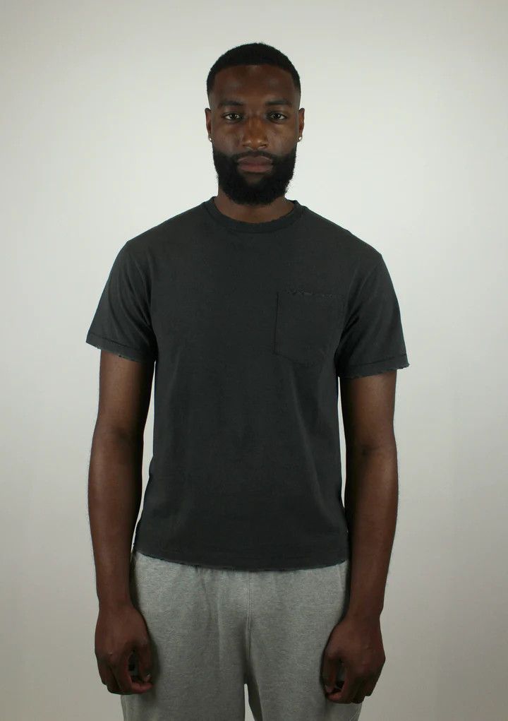 Gallery Dept. o1gr1nt0426 Plain Vintage Pkt T-Shirt in Black Size US L / EU 52-54 / 3 - 2 Thumbnail