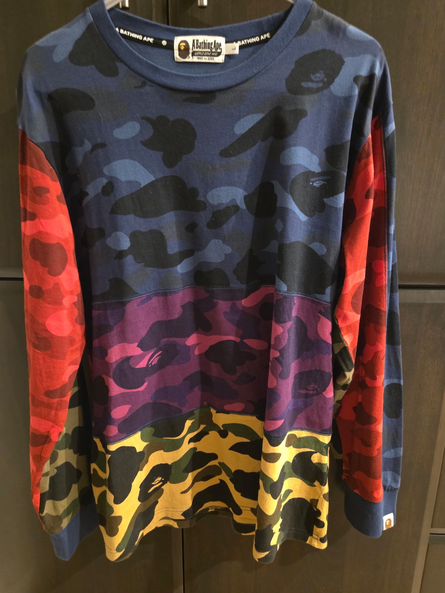 Bape BAPE Multi Camo Long Sleeve Shirt Size L Ape Head Logo Size US L / EU 52-54 / 3 - 17 Thumbnail