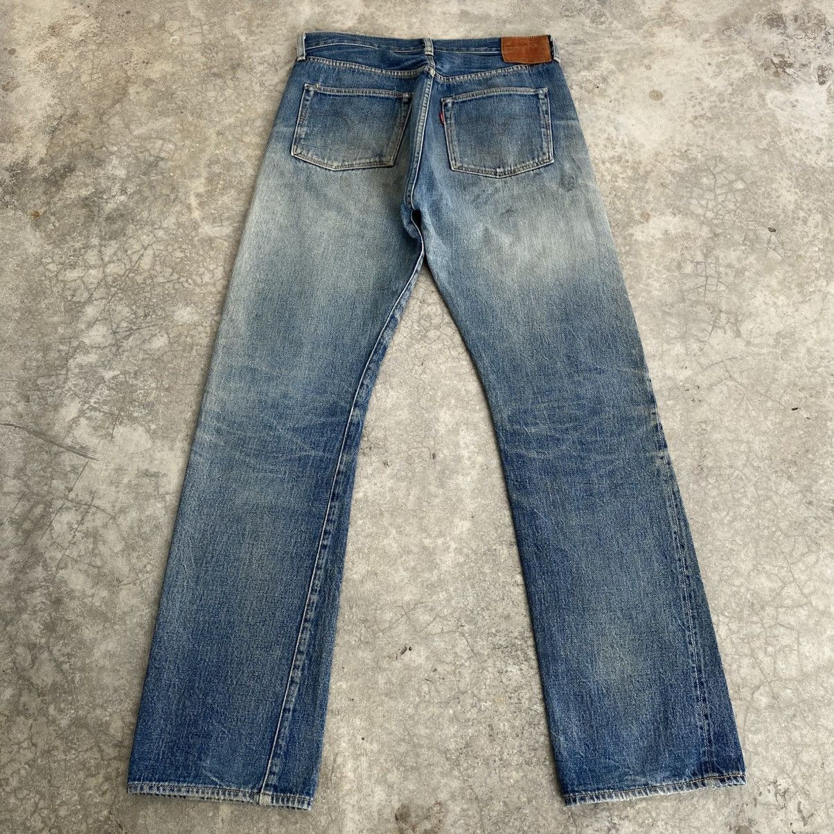 Levi's Vintage Levis 501XX Big E LVC Faded Blue Selvedge Jeans Size US 32 / EU 48 - 9 Thumbnail