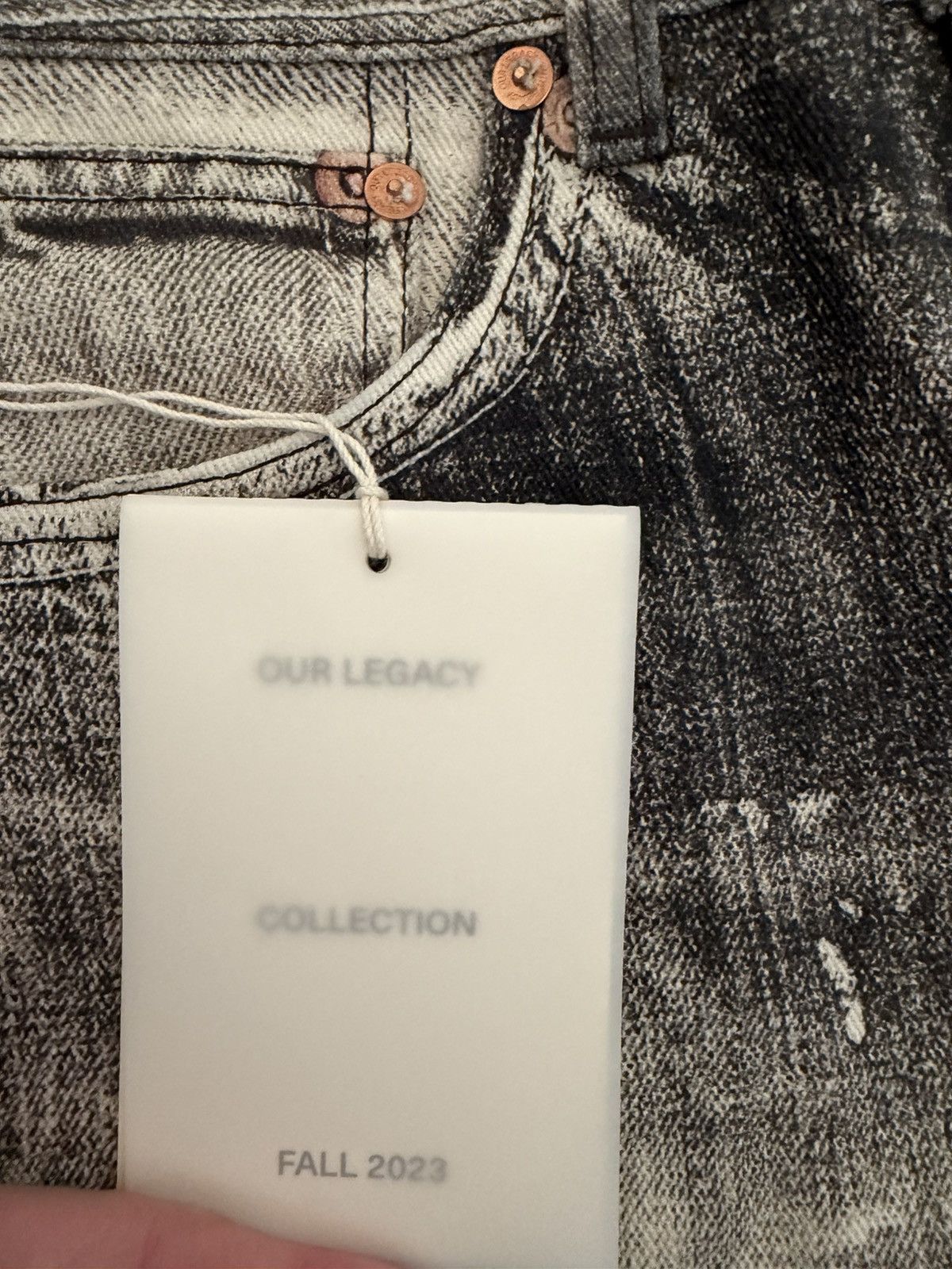 Our Legacy Third Cut Digital Denim