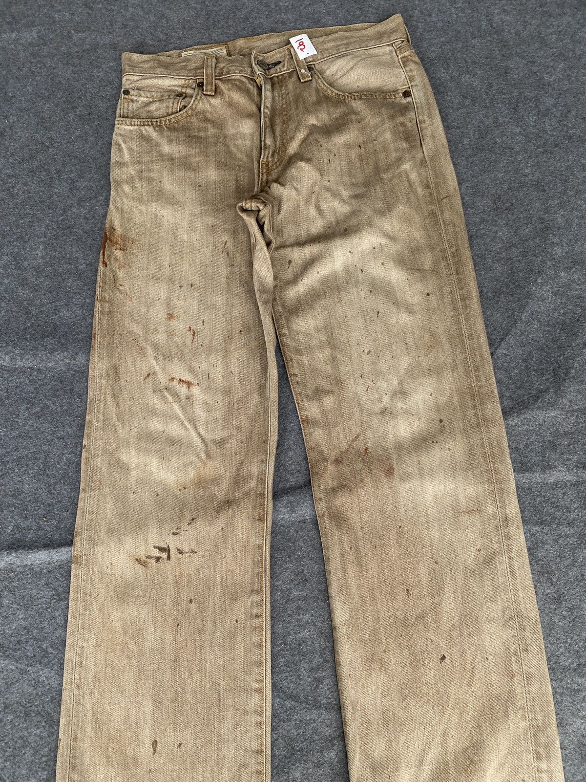 Edwin × PPFM Vintage edwin 503 blue trip denim Size US 31 - 6 Thumbnail