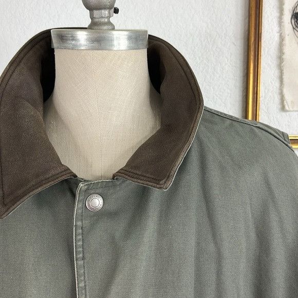 Woolrich Woolen Mills Woolrich Loden VTG Wool Lined Leather Collar Parka Hunting Size US XXL / EU 58 / 5 - 6 Thumbnail