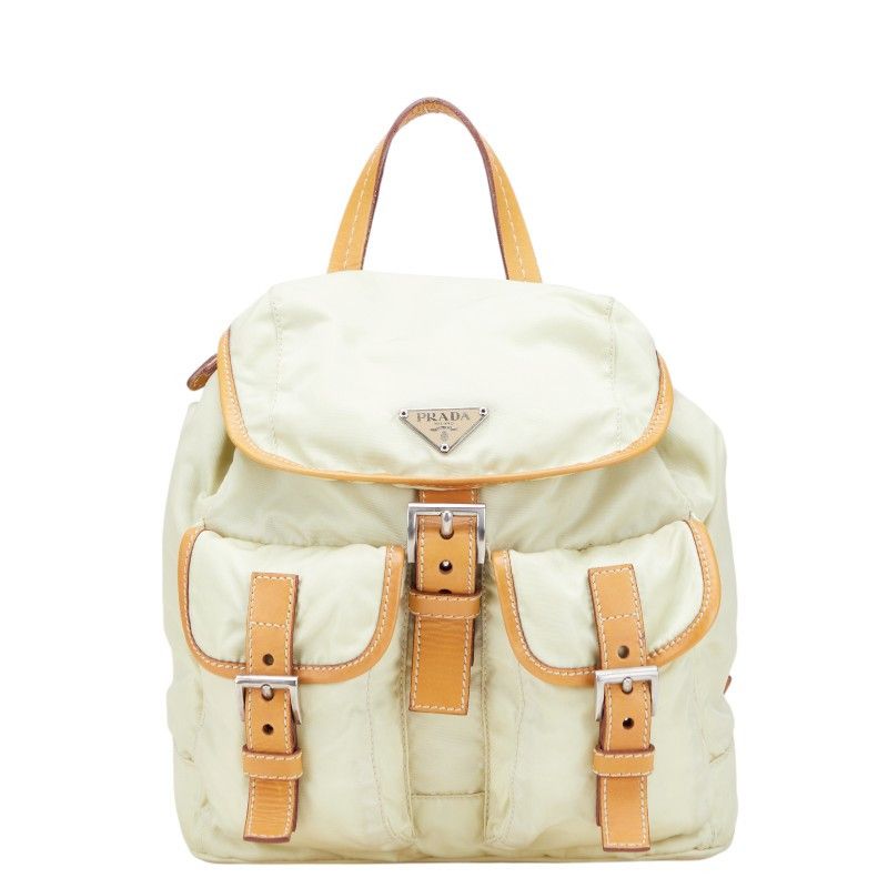 Prada Prada Triangle Logo Plate Nylon Backpack Others Backpack