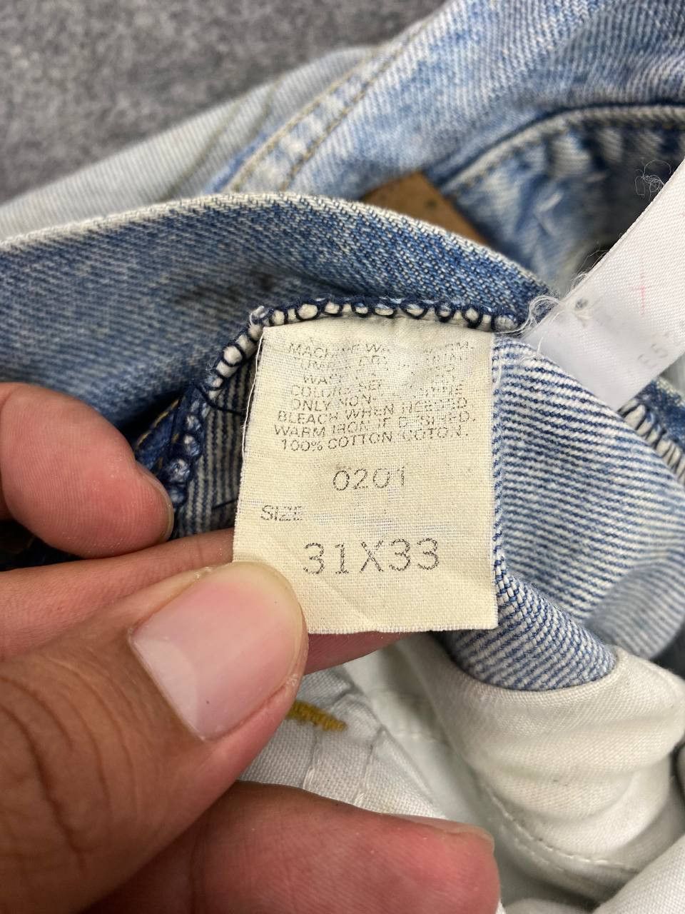 Lee vintage lee riders distressed reworked denim nice design Size US 31 - 17 Thumbnail