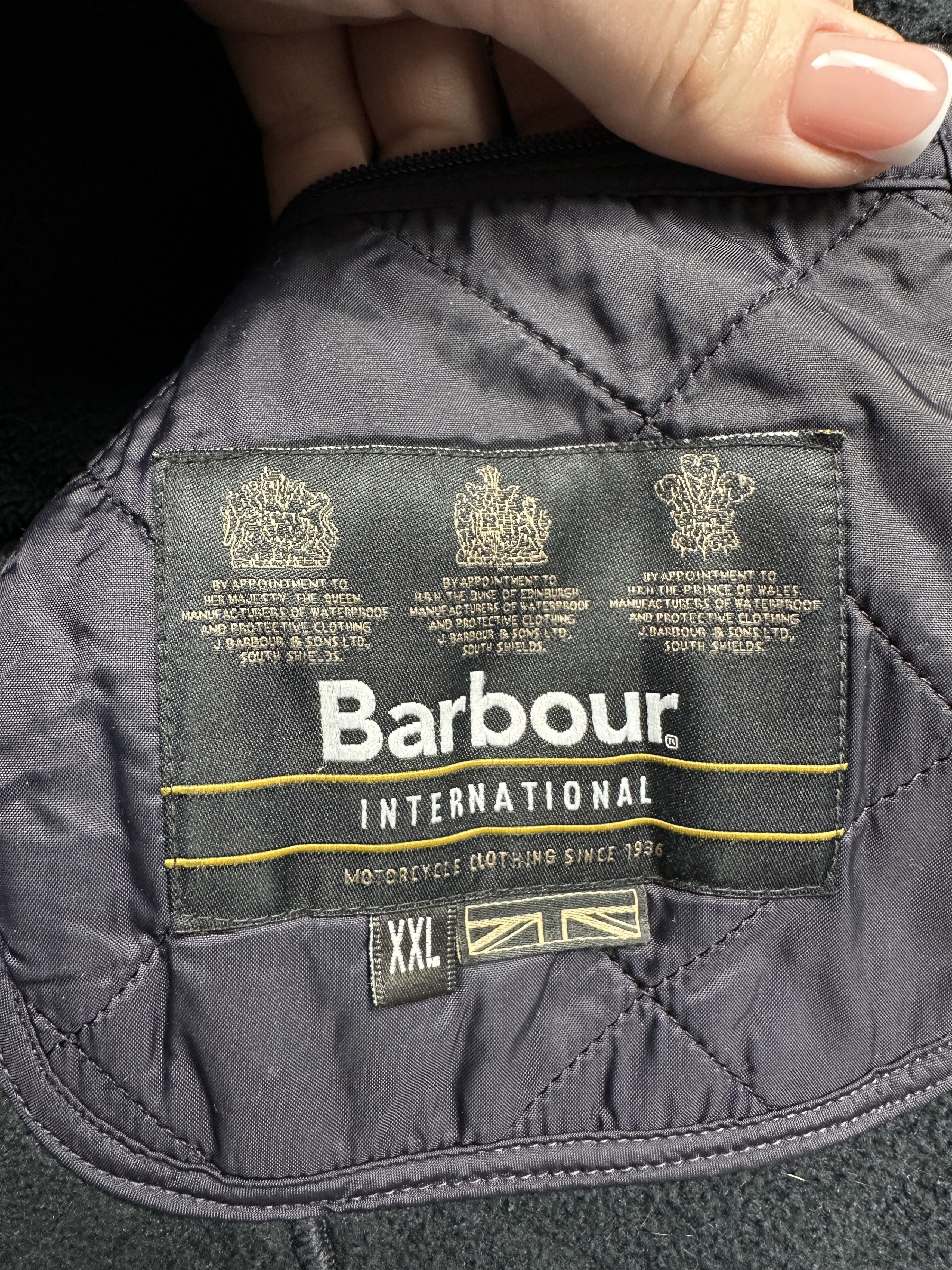 Barbour × Vintage Barbour International Mens Ariel Polarquilt Quilted Jacket Size US XXL / EU 58 / 5 - 6 Thumbnail