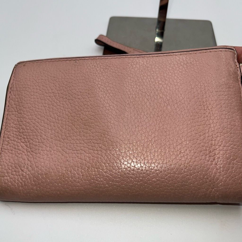 Michael Kors Michael Kors Long Wallet/Phone Holder Wristlet in Blush Soft Leather Size ONE SIZE - 4 Thumbnail