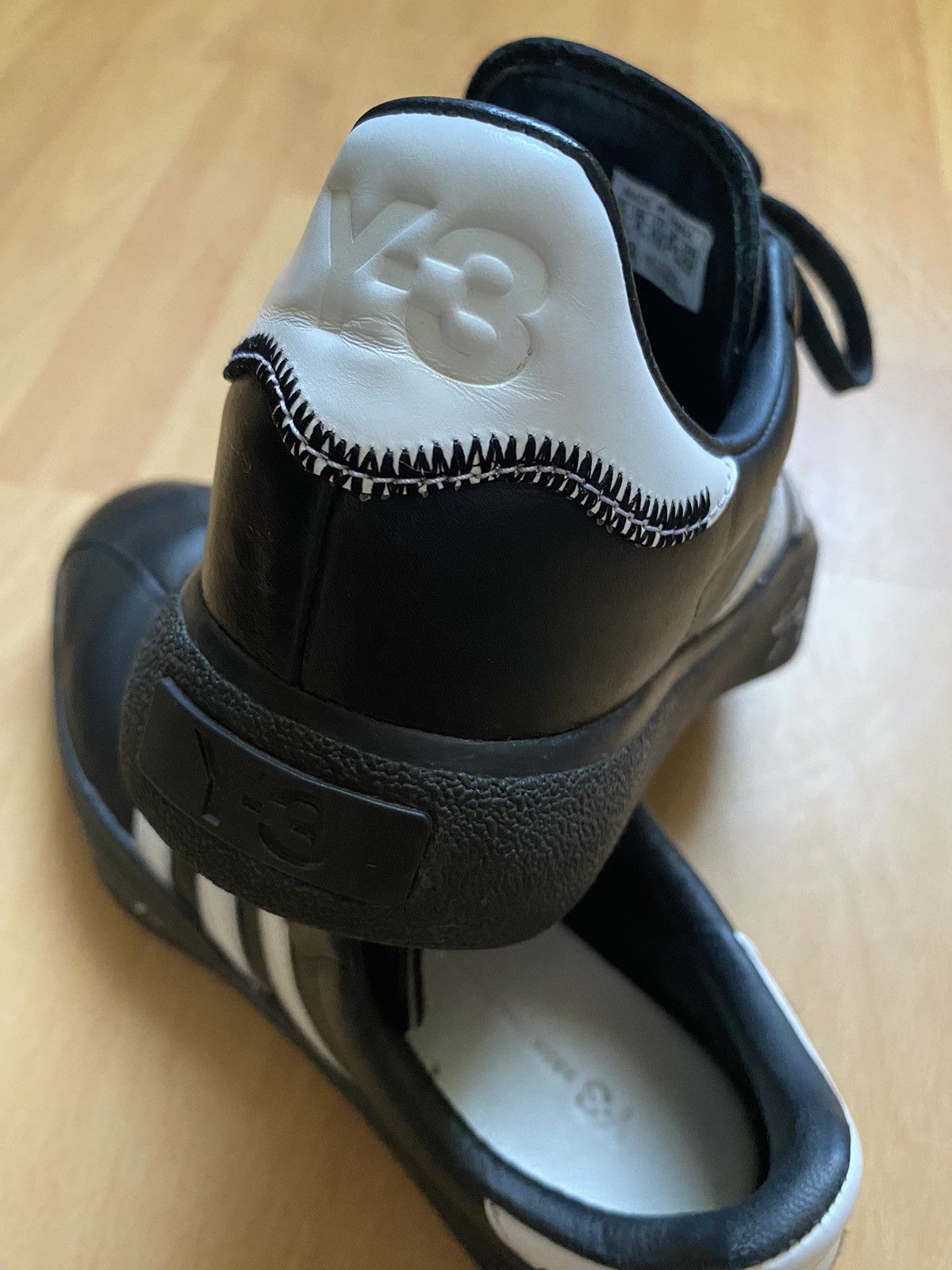 Adidas × Y-3 × Yohji Yamamoto Y3 Premium Leather Sneakers Size US 8.5 / EU 41-42 - 5 Thumbnail