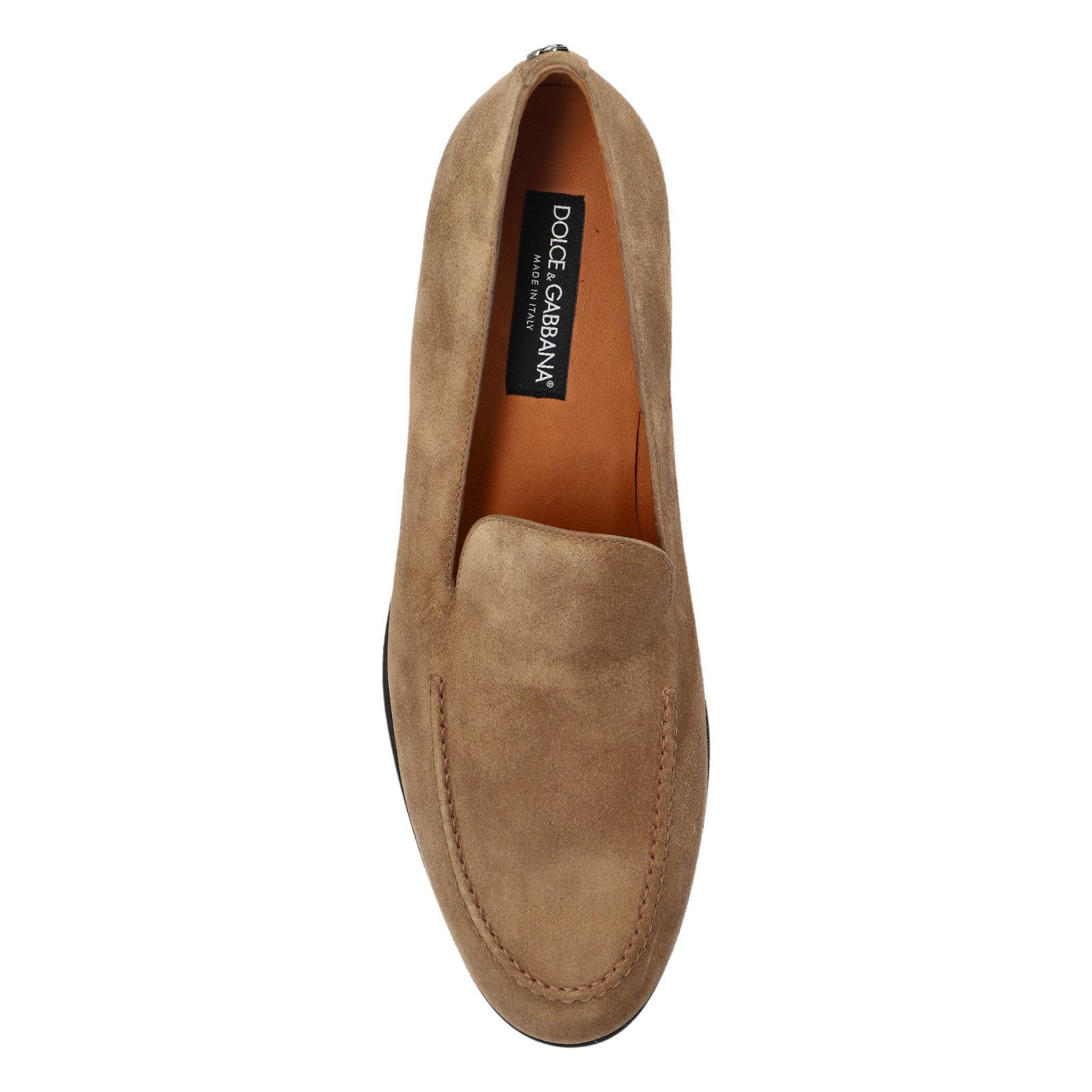 Dolce & Gabbana DOLCE&GABBANA Split Beige Suede Loafers New & Authentic (Men Size US 12 / EU 45 - 4 Thumbnail