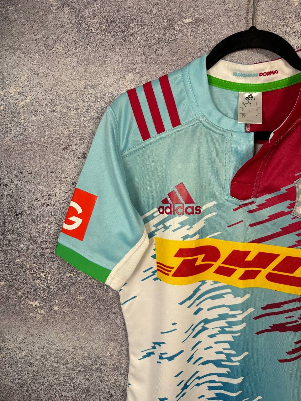 Adidas Harlequins Rugby Away Jersey 2016 Adidas 150th Anniversary Size US S / EU 44-46 / 1 - 3 Thumbnail