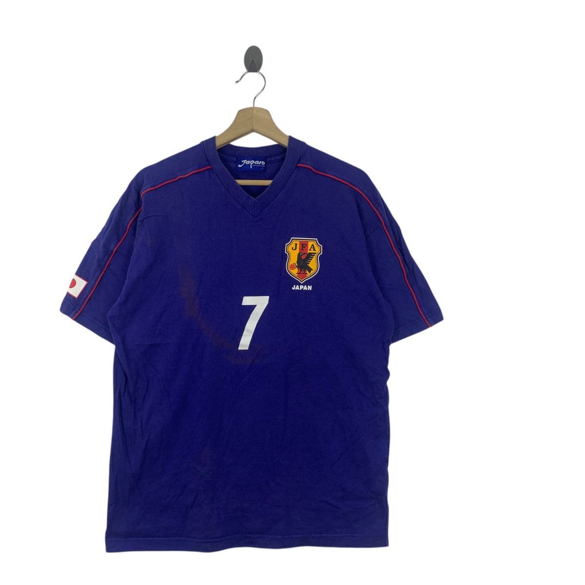 Vintage Vintage JAPAN HIDETOSHI NAKATA No 7 Football Legend Tee Size US L / EU 52-54 / 3 - 5 Thumbnail