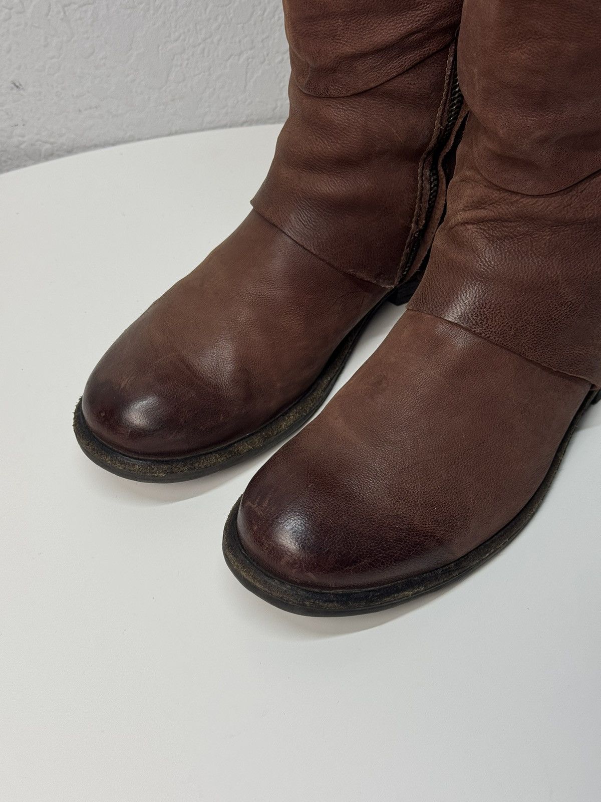 A.S.98 A.S.98 vintage leather tall boots italy rick owens style Size US 9 / IT 39 - 9 Thumbnail