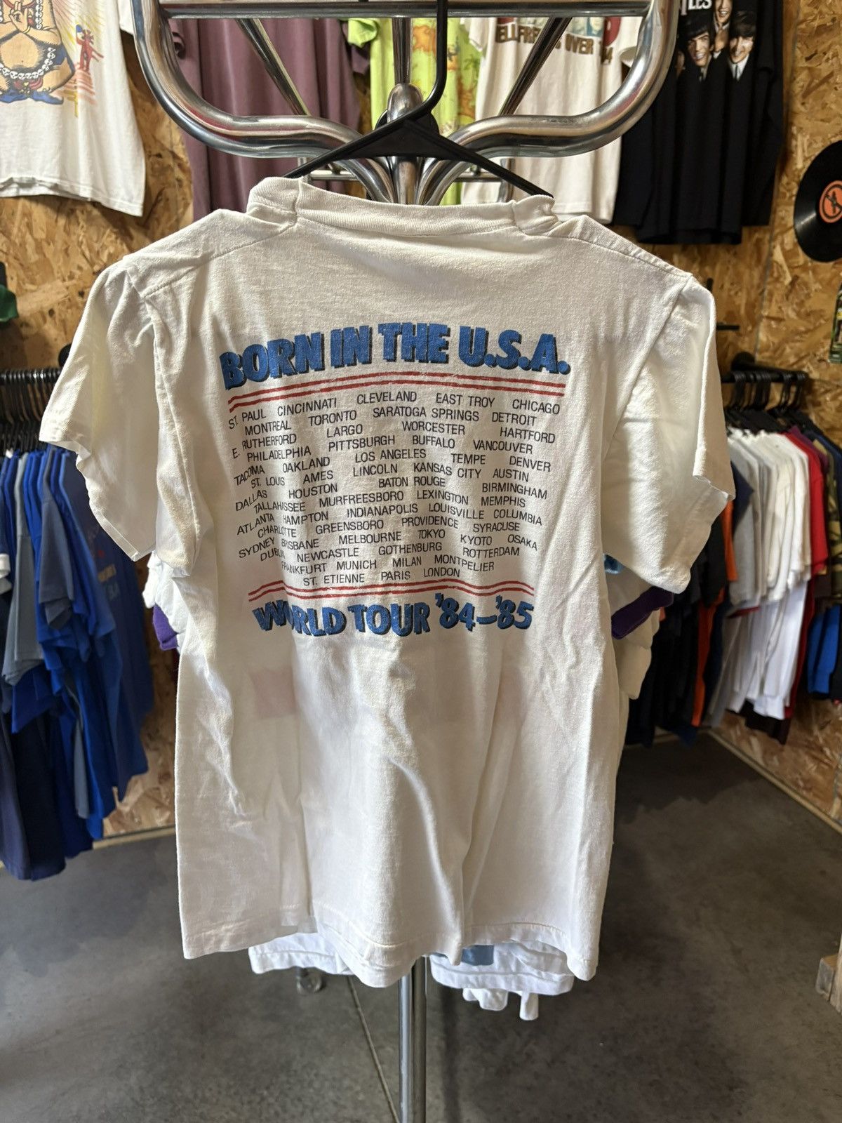 Band Tees 1984 Bruce Springsteen Born In The USA T-Shirt Size US S / EU 44-46 / 1 - 2 Thumbnail