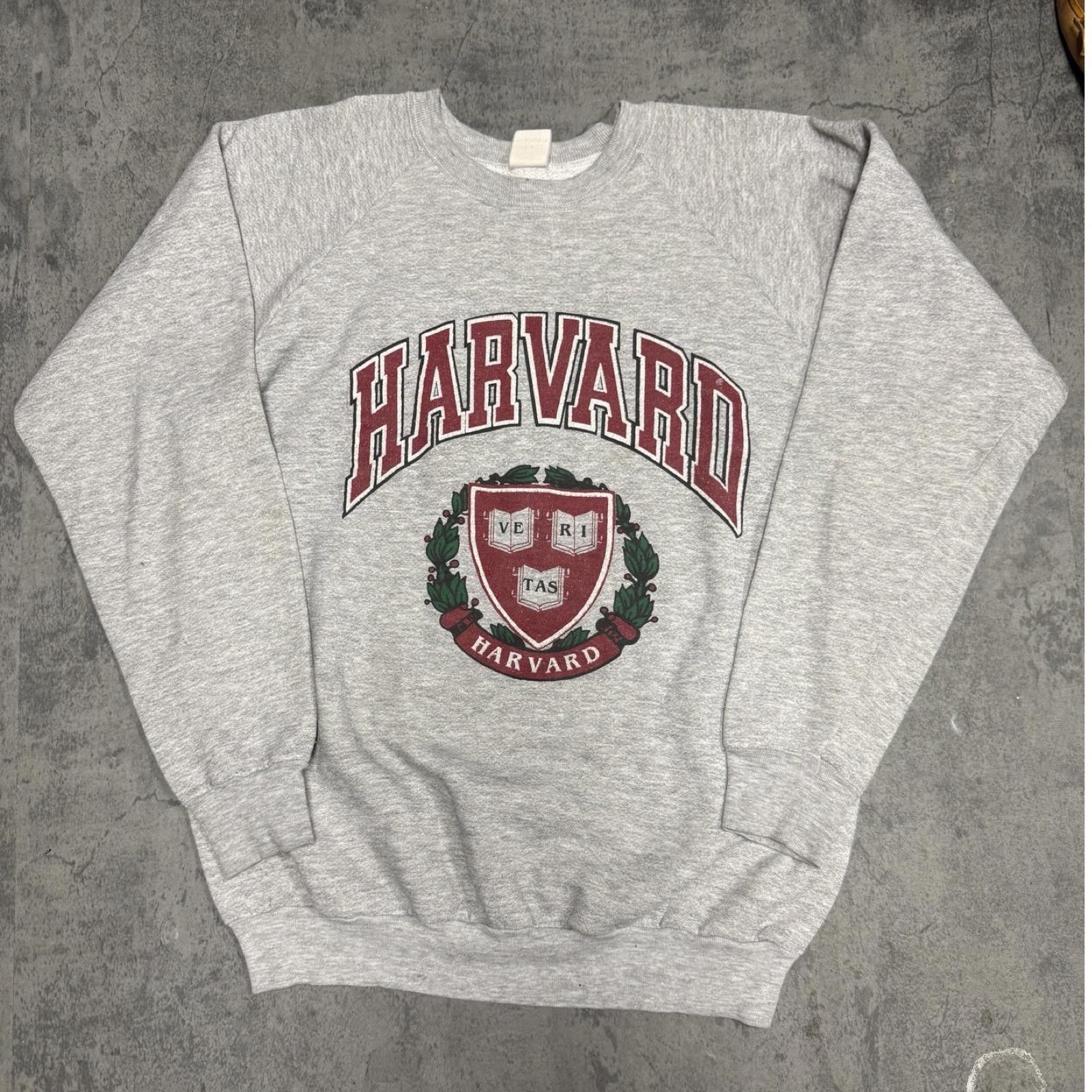 Fruit Of The Loom 90'S Vintage Harvard University Crewneck — XL — Size US XL / EU 56 / 4 - 1 Thumbnail