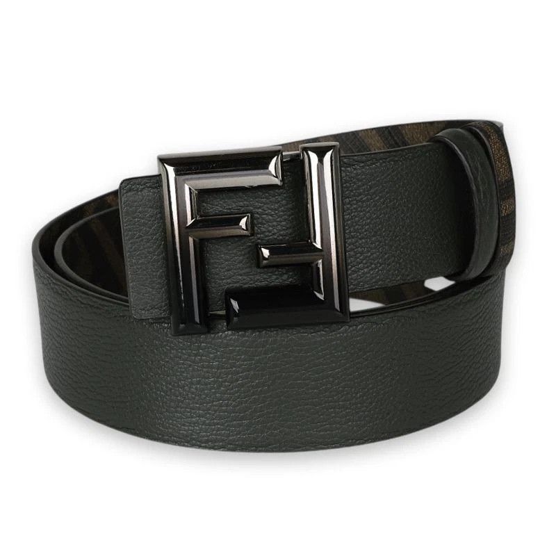 Fendi o1s1wg111125 Size:OS/FF Rounded Belt in Black/Brown Size ONE SIZE - 1 Thumbnail