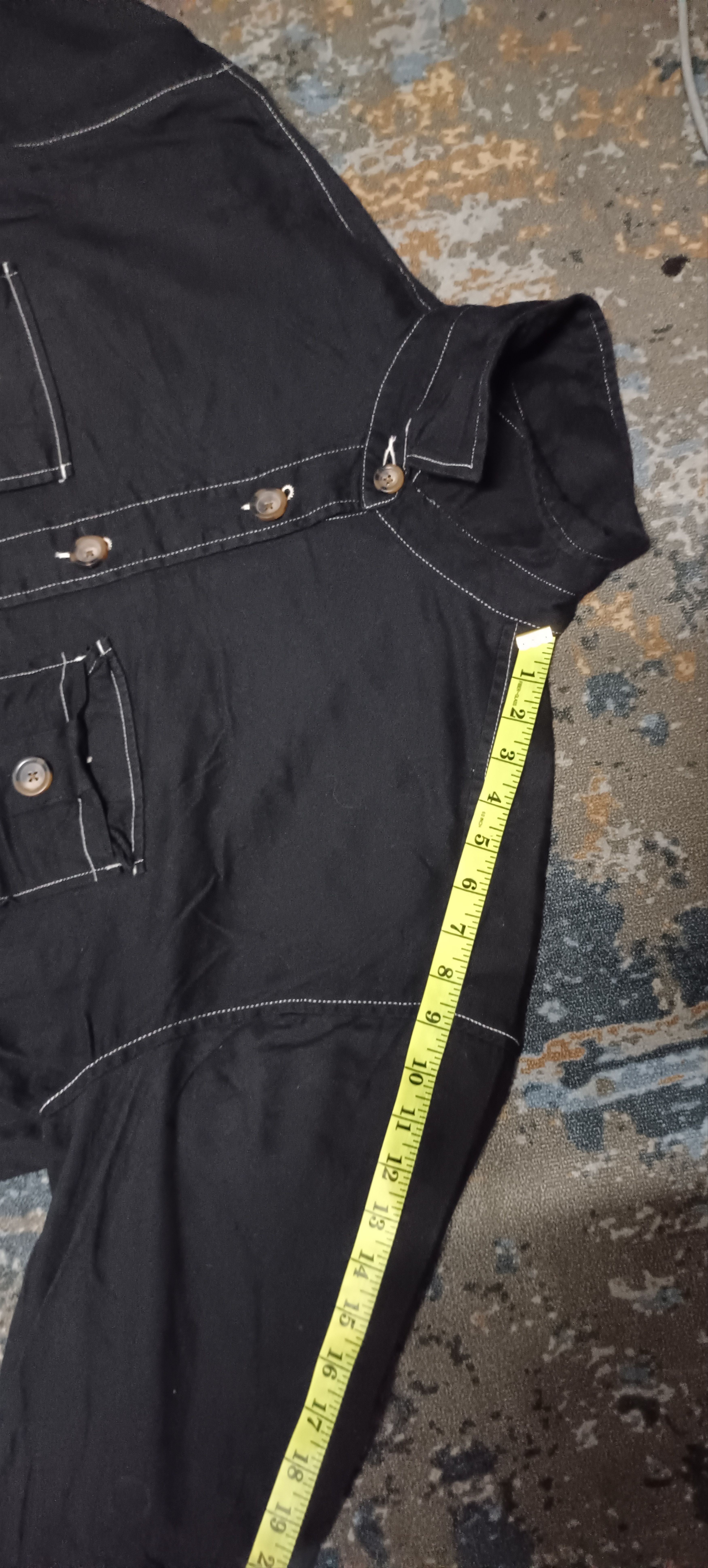 Japanese Brand × Vintage Wise Standard Super Black Button Up Jacket Size US XL / EU 56 / 4 - 10 Thumbnail