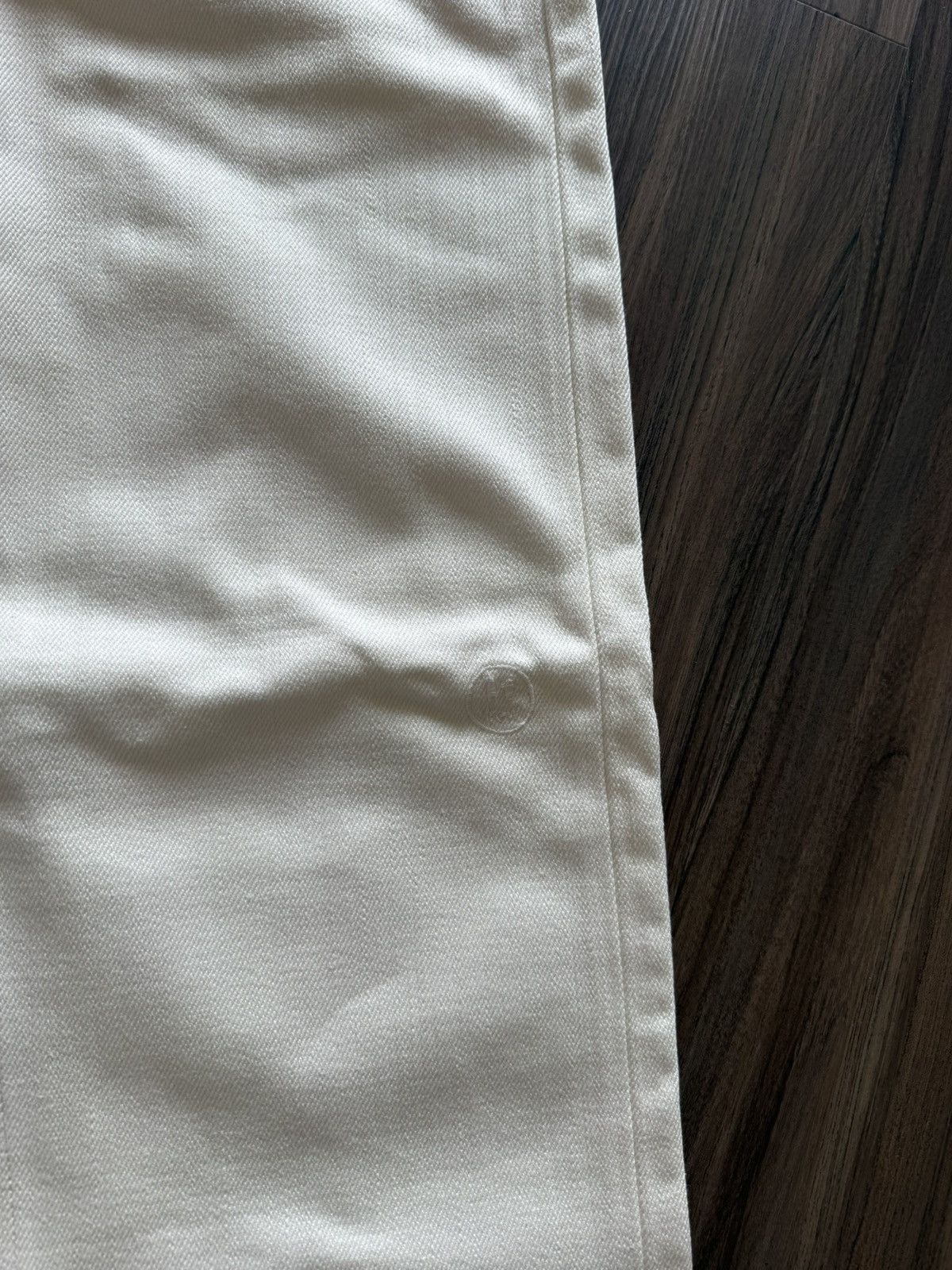 Drew House Drew House Selvedge Wide Leg Jean White 32 DS New In Bag Size US 32 / EU 48 - 5 Thumbnail