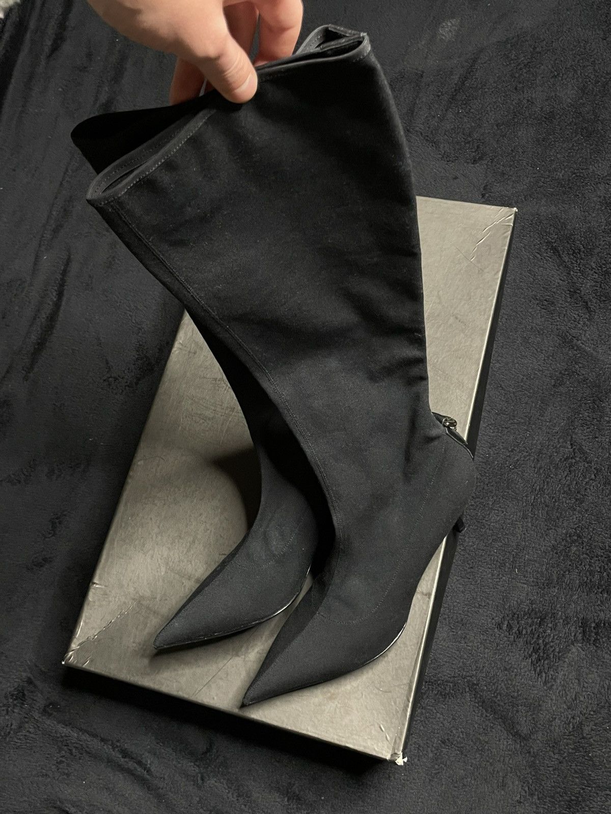 Gucci Gucci Black Knee High Boots Size 38,5 Size US 8.5 / IT 38.5 - 3 Thumbnail