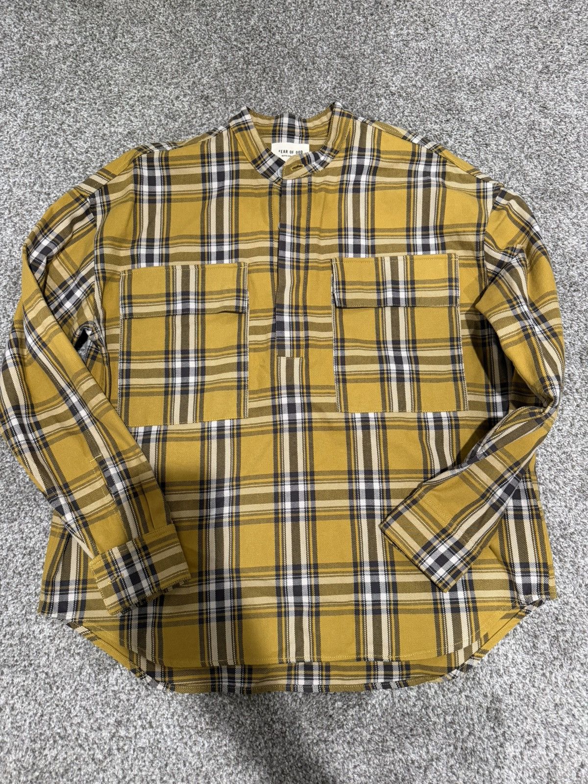 Fear of God 6th Collection Pullover Plaid Henley Size US S / EU 44-46 / 1 - 1 Thumbnail