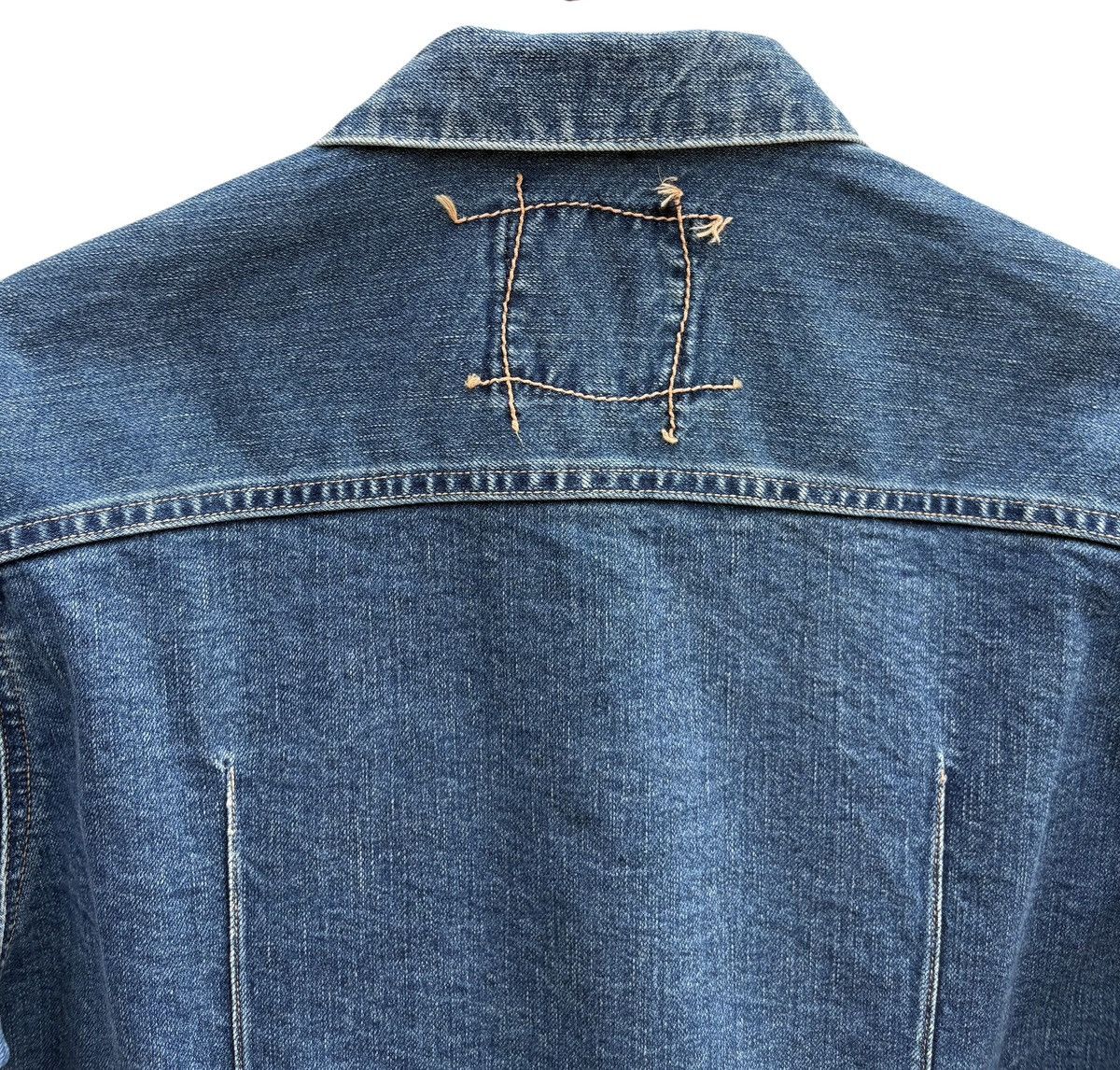 KURO Kuro Japan Denim Trucker Jacket Size US S / EU 44-46 / 1 - 8 Thumbnail