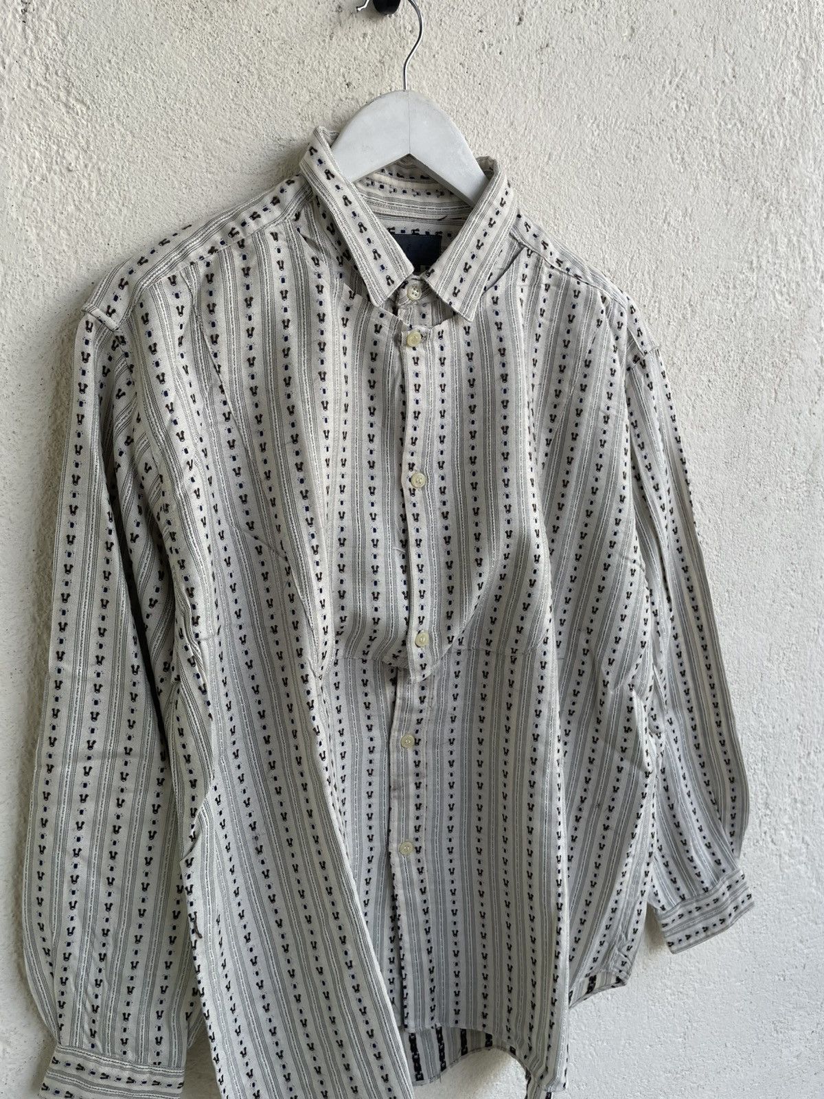 RRL Ralph Lauren 2000s Archive Designer Button Up Y2K Hysteric Ifsix Acne LGB Size US XXL / EU 58 / 5 - 5 Thumbnail