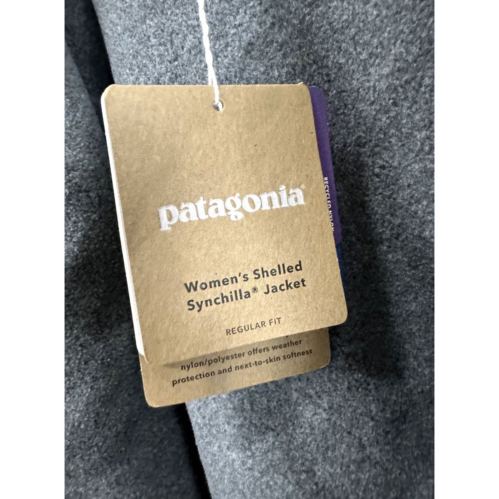 Patagonia VINTAGE NWT Patagonia Women's Shelled Synchilla Piton Purple Bomber Jacket S Size S / US 4 / IT 40 - 6 Thumbnail