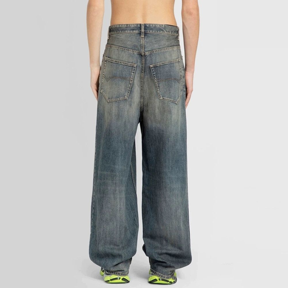 Japanese Brand × Jean Y2k Street Washed Blue Baggy Jeans Size US 30 / EU 46 - 2 Thumbnail