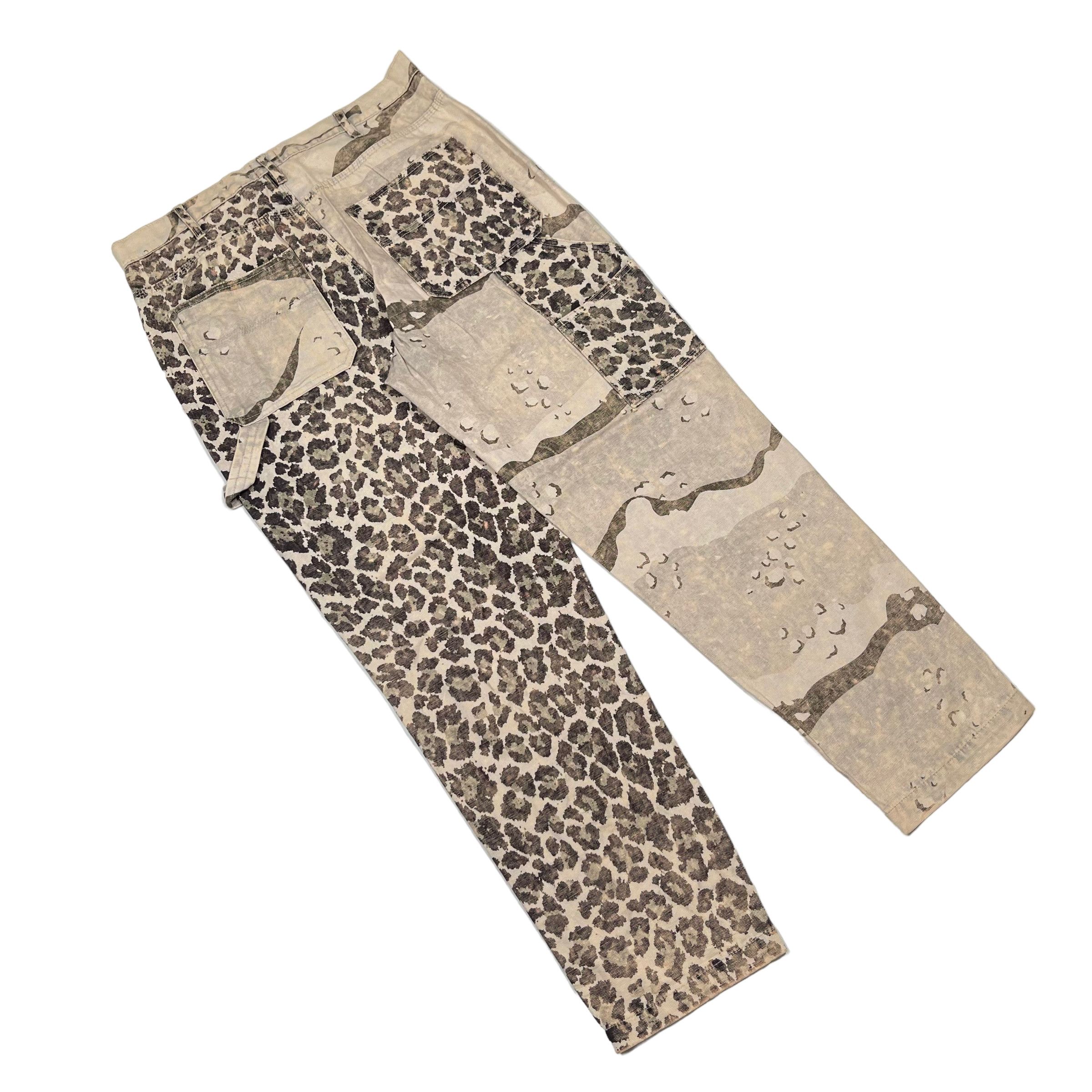 Japanese Brand Leopard Luxury Carpenter Overprint Streetwear Pants Size US 32 / EU 48 - 4 Thumbnail