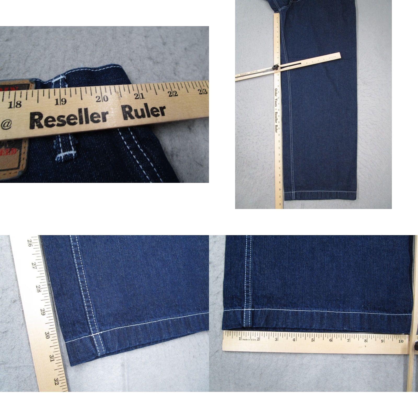 Tenderloin TENDERLOIN Jeans XL Blue Wide-Leg High Rise 5-Pocket Denim Made in Japan 40x31 Mens Size US 36 / EU 52 - 8 Thumbnail