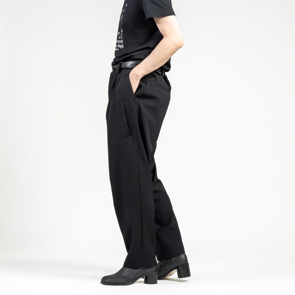 Yohji Yamamoto Yohji Yamamoto Pour Homme W/Gabardine LEFT SIDE POCKET PANTS Size US 32 / EU 48 - 5 Thumbnail