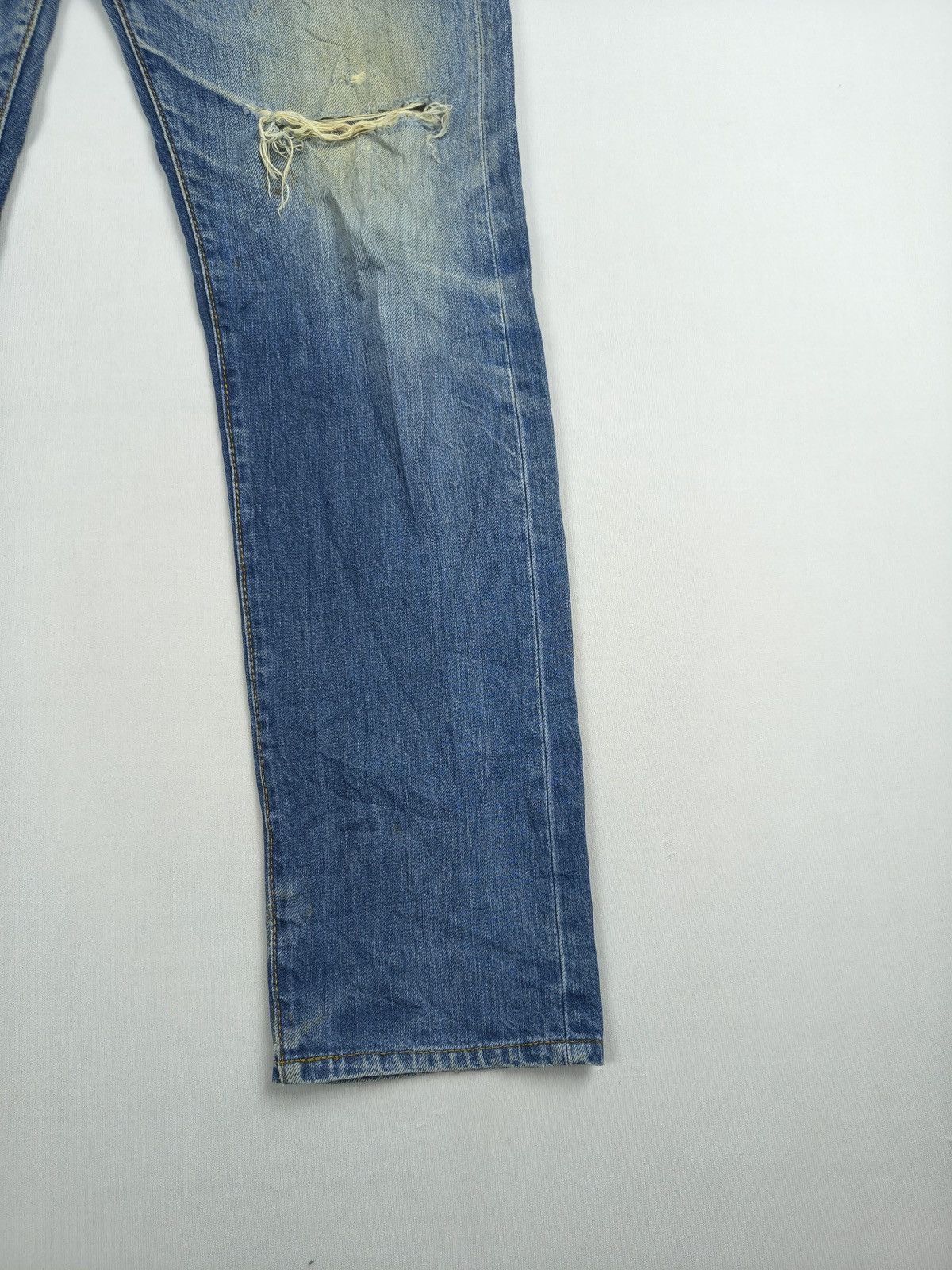 Levi's Levi’s 501 Embroidered Distressed Denim Kapital style (057) Size US 32 / EU 48 - 7 Thumbnail