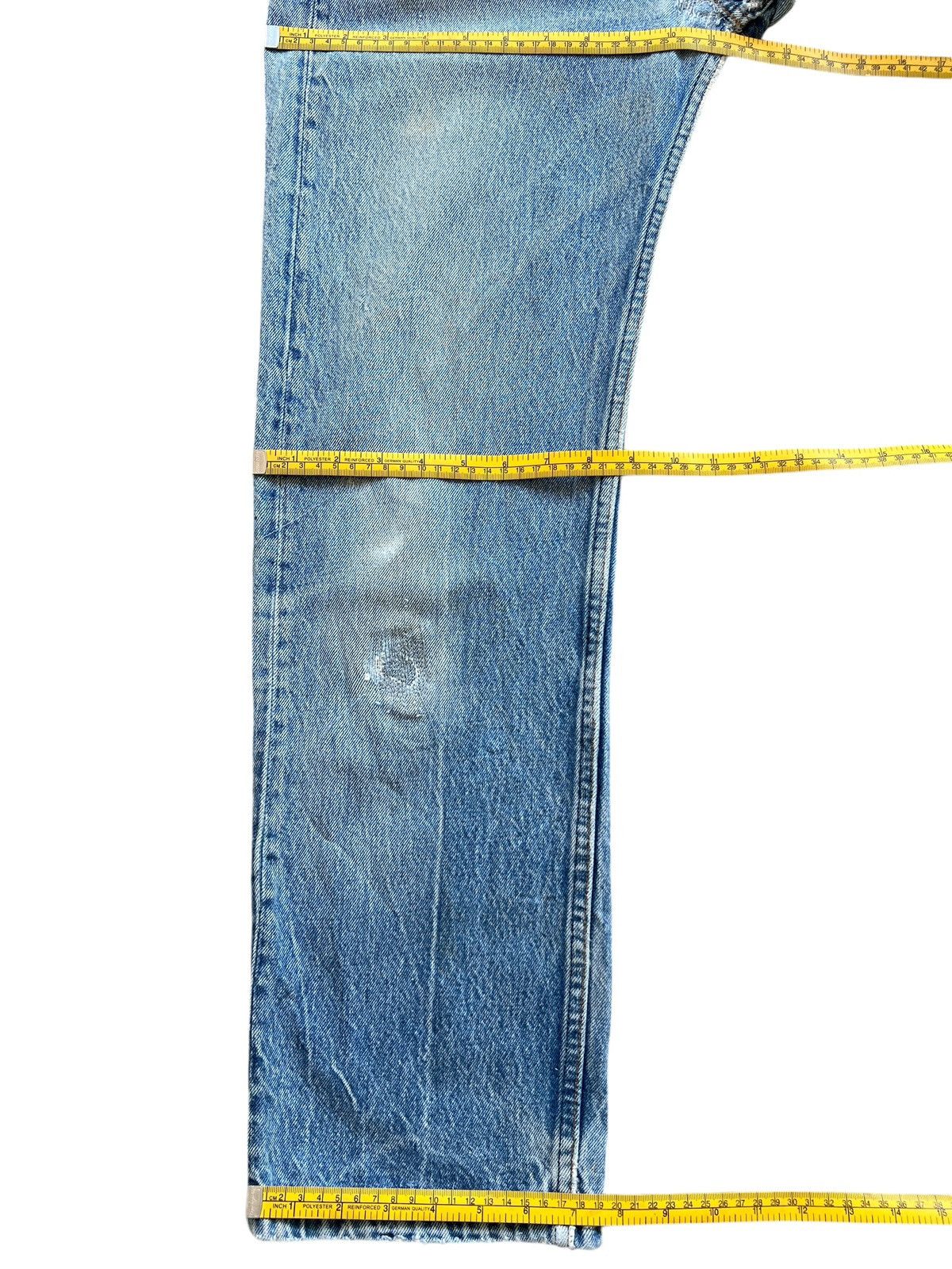 Lee Vintage 90s Lee Rider Distressed Denim Jeans 31x29 Size US 31 - 14 Thumbnail