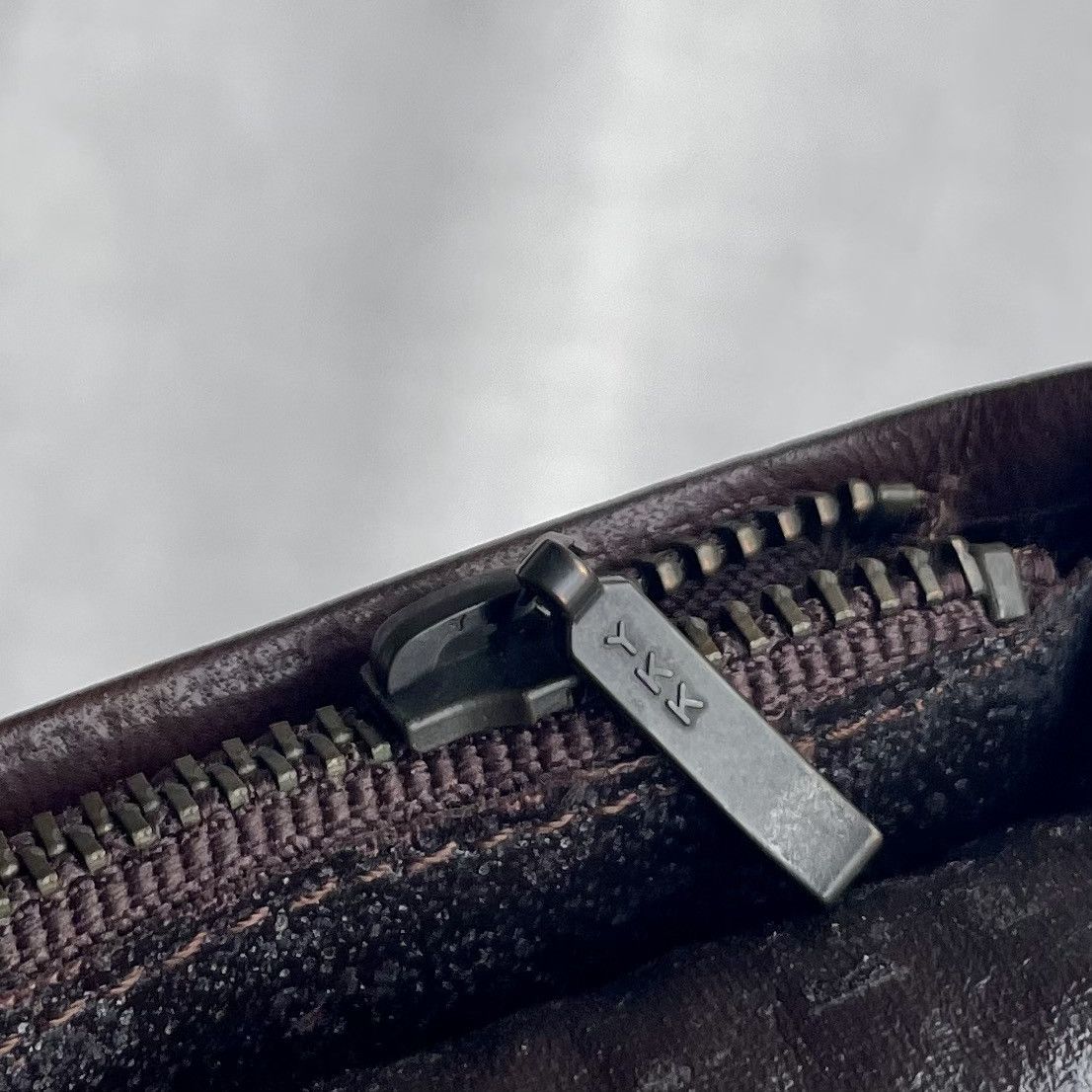 Leather Woven Leather Long Wallet Size ONE SIZE - 10 Thumbnail