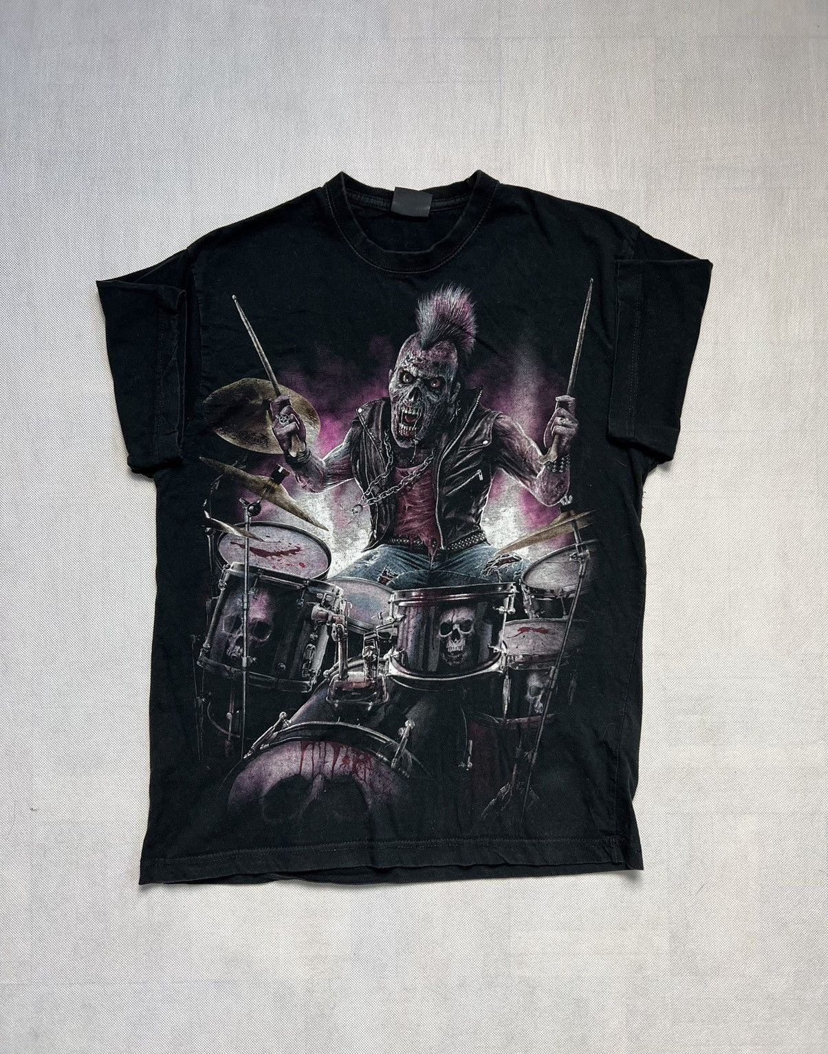 Vintage Tshirt Skeleton Metal Skull Vintage Zombie Size US M / EU 48-50 / 2 - 1 Thumbnail