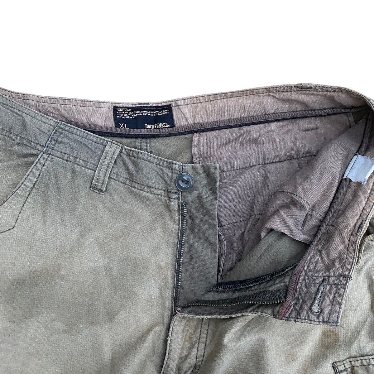 Designer × Japanese Brand Back Number Tactical Multipocket Cargo Pants Drawstrings Size US 36 / EU 52 - 12 Thumbnail