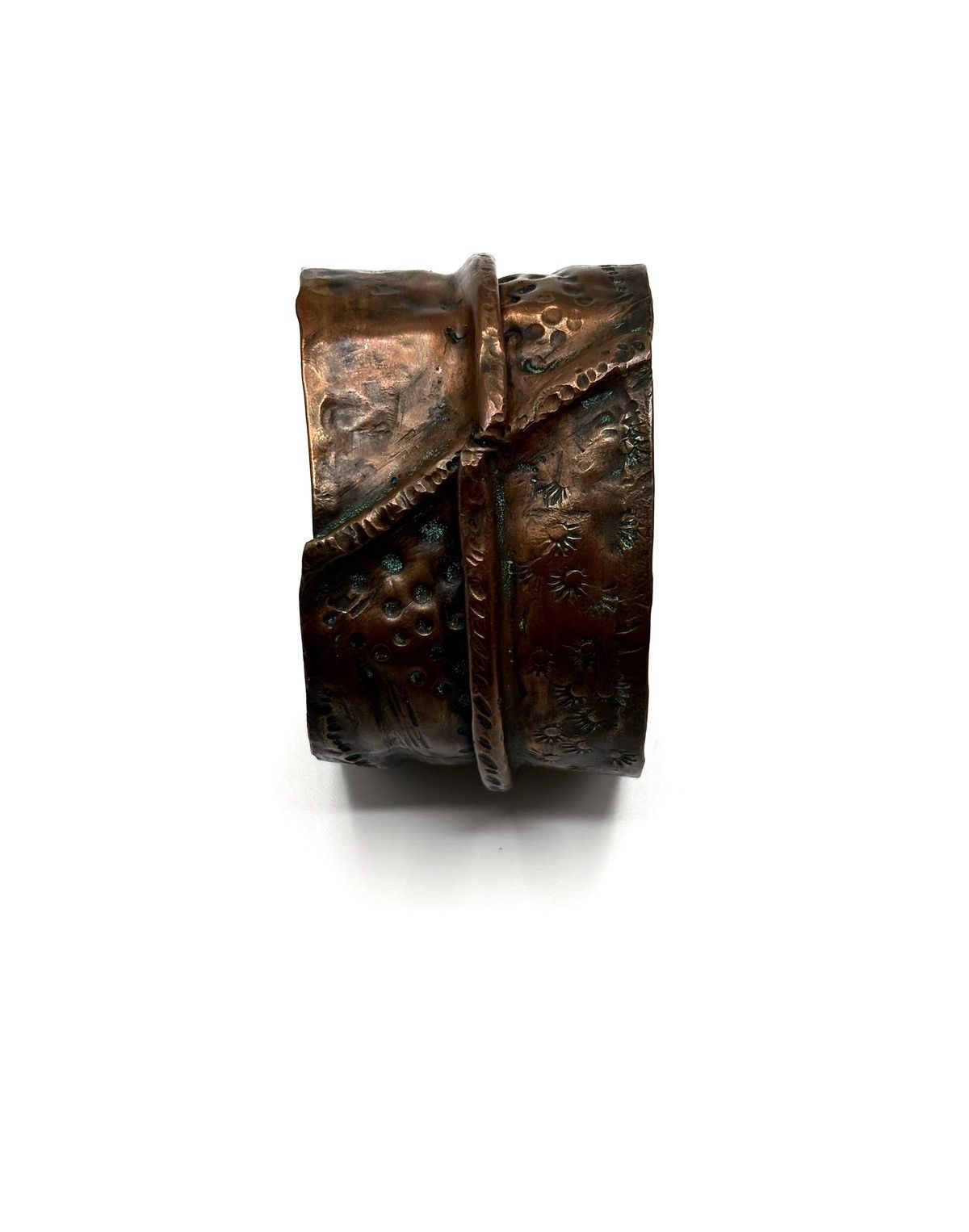 Japanese Brand Handmade Hammered Copper Cuff Bangle Size ONE SIZE - 1 Thumbnail