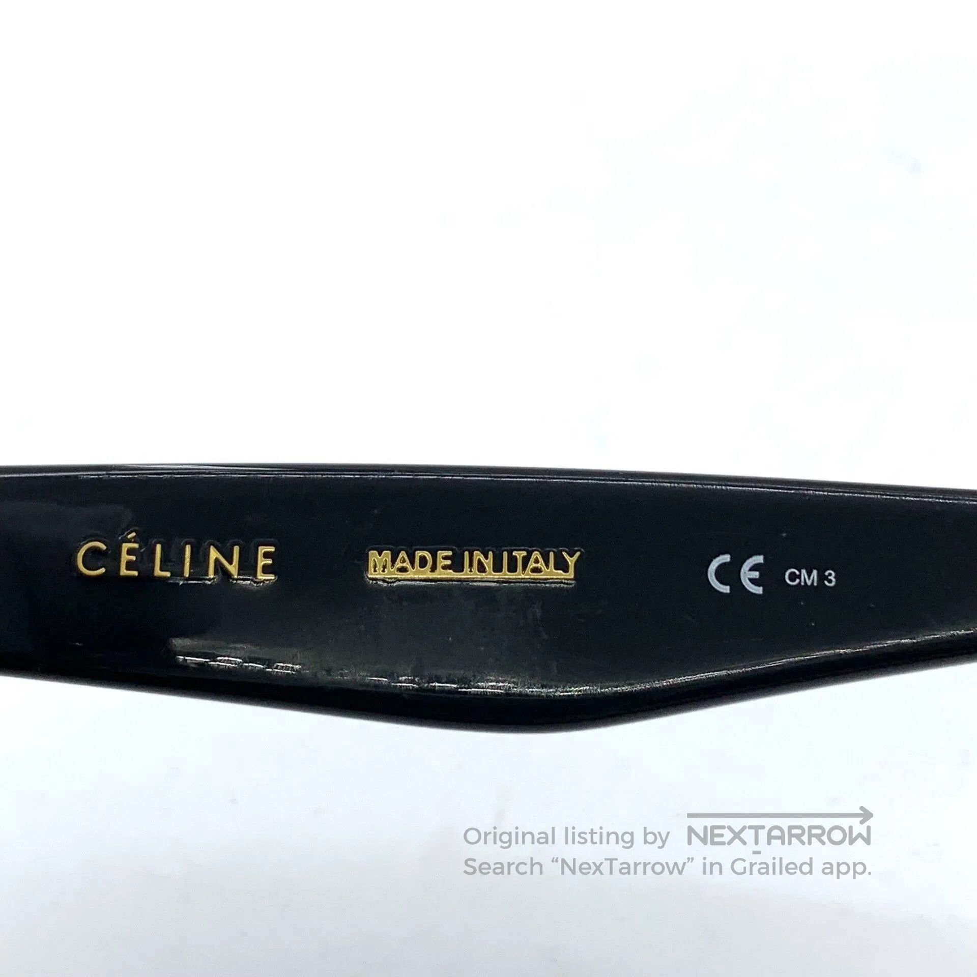 Celine Celine Black Square Frame Sunglasses. Size ONE SIZE - 5 Thumbnail