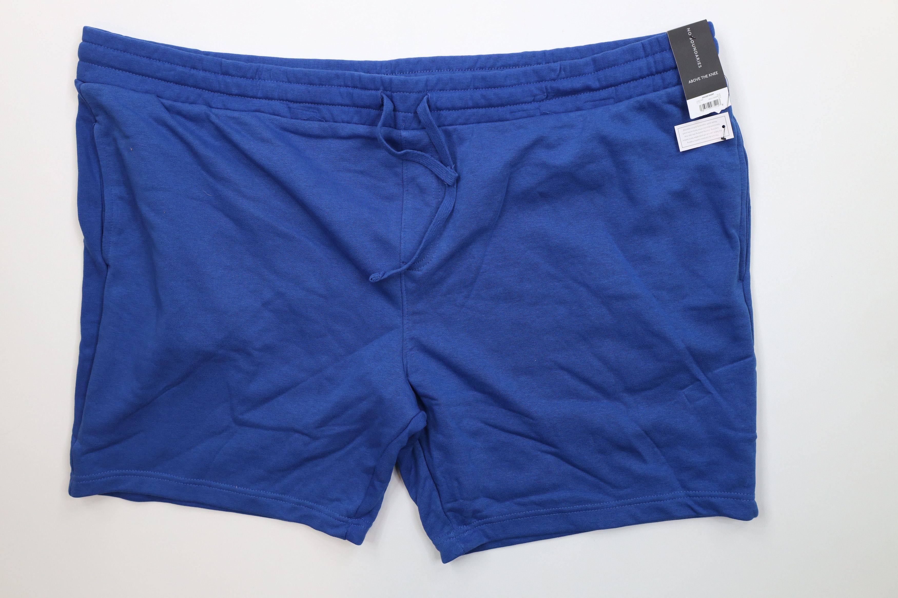 Vintage Deadstock Y2K Streetwear Above Knee Jogger Shorts Blue Size US 40 / EU 56 - 1 Thumbnail