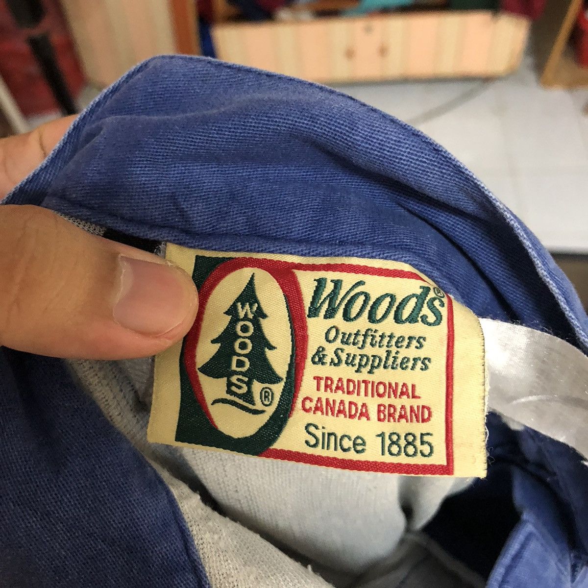 Other DL Woods Blue Cargo Multipocket Pants #C619 Size US 31 - 19 Thumbnail