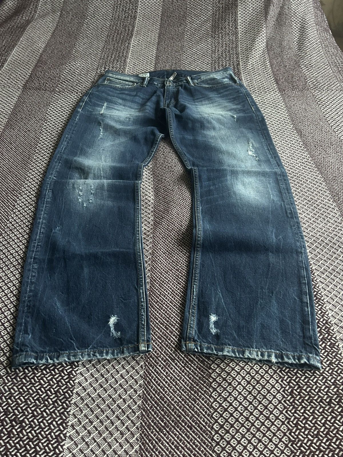 Tommy Hilfiger Tommy Hilfiger Denim Jeans Ryder Distressed Washed Y2K Sz 34 Size US 34 / EU 50 - 2 Thumbnail