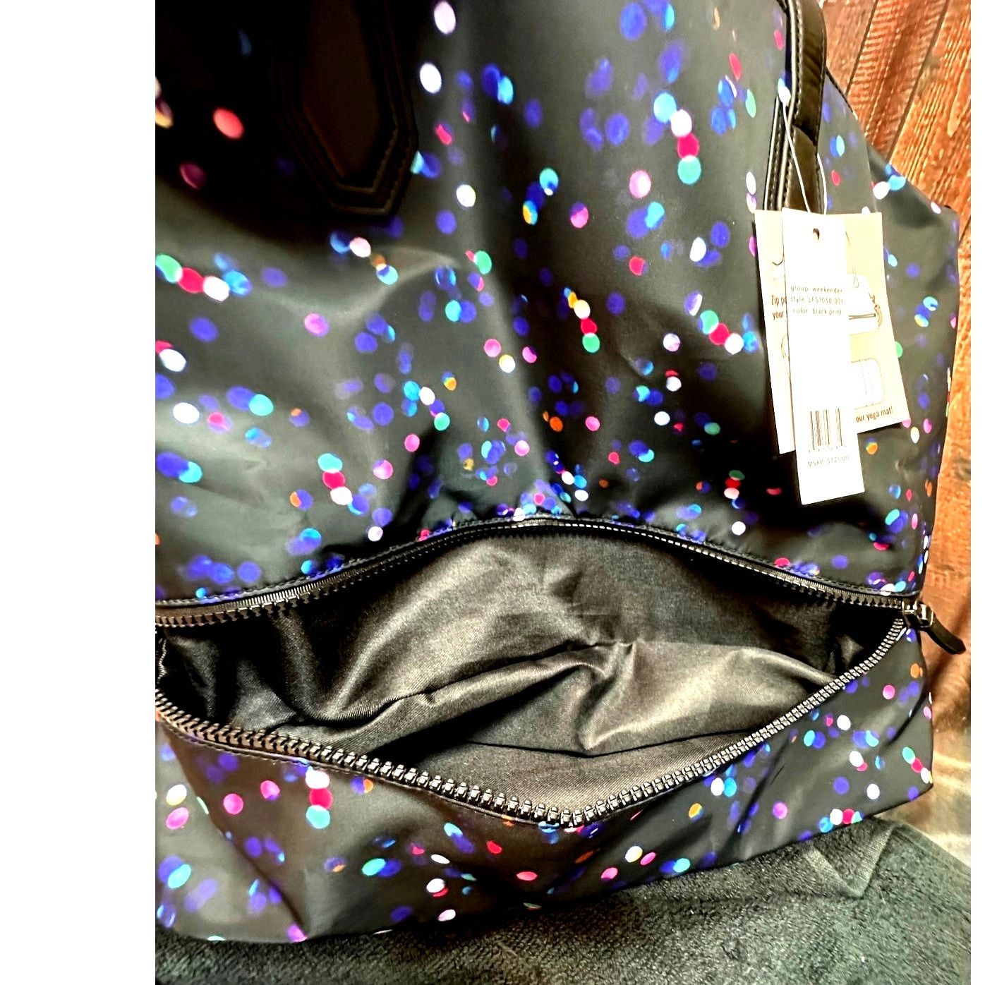 Other Mondani New York Weekender Black Multi Color XL Size ONE SIZE - 8 Thumbnail