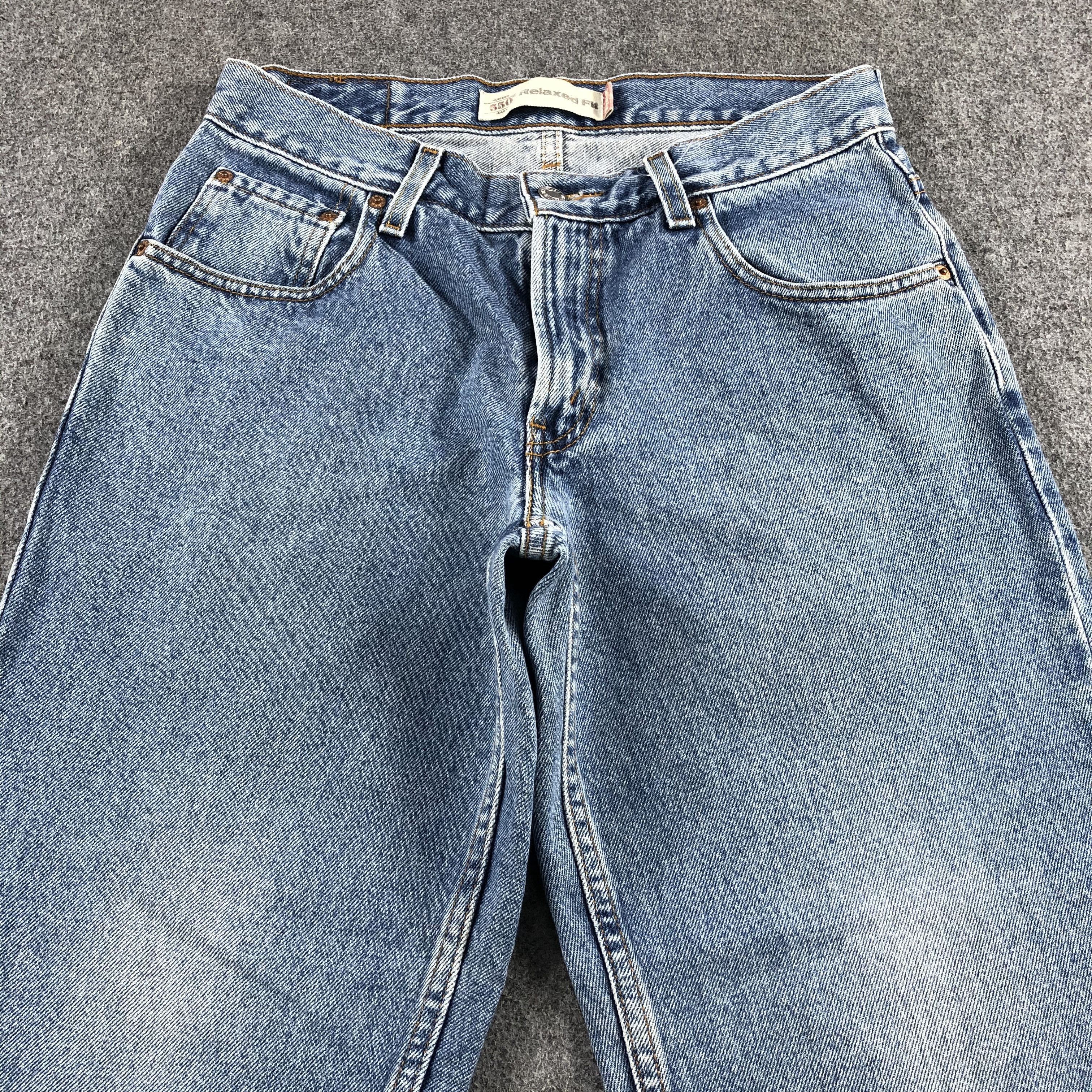 Levi's Vintage Blue Wash Levis 550 Jeans-J1394 Size US 31 - 3 Thumbnail