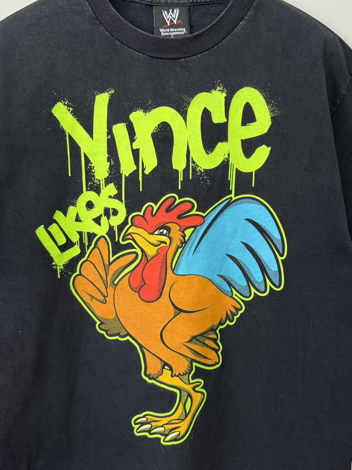 Vintage Rare Vintage WWE D-Generation X DX " Vince Likes " T-shirt Size US L / EU 52-54 / 3 - 2 Thumbnail